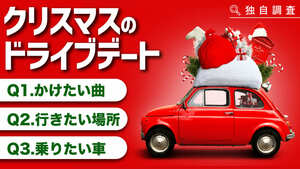 【独自調査】【Y世代、Z世代、世代別クリスマスのドライブデート調査】 クリスマスデートで乗りたい車No.1は両世代とも「ハリアー」