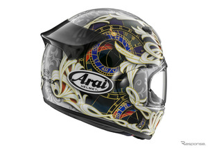 プラハの天文時計がモチーフ、アライヘルメットが新グラフィック『アストロGXオルロイ』発売