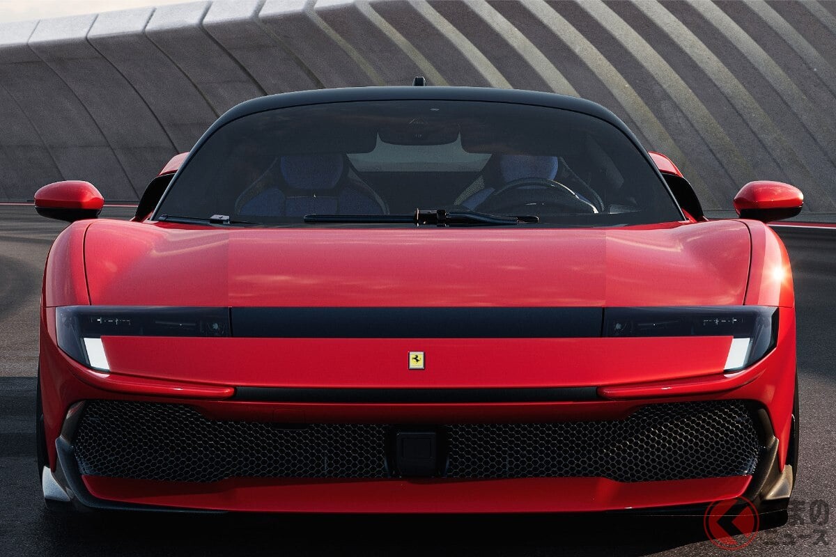 テスタロッサ復活!? フェラーリが「新型ハイパーカー」世界初公開！ 3.9リッターエンジン搭載で「1000馬力超え」！ 新フラッグシップ「849テスタロッサ／849テスタロッサ スパイダー」を欧州で発表