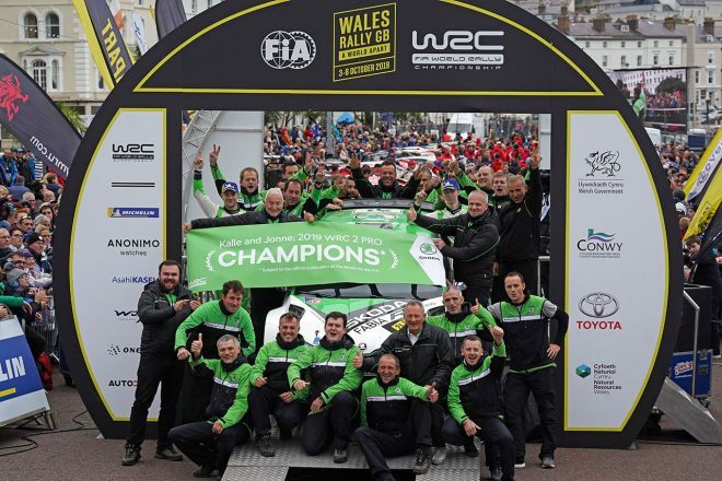 WRC：シュコダのロバンペラが2019年5勝目でWRC2プロ王者に。19歳の戴冠はシリーズ最年少記録