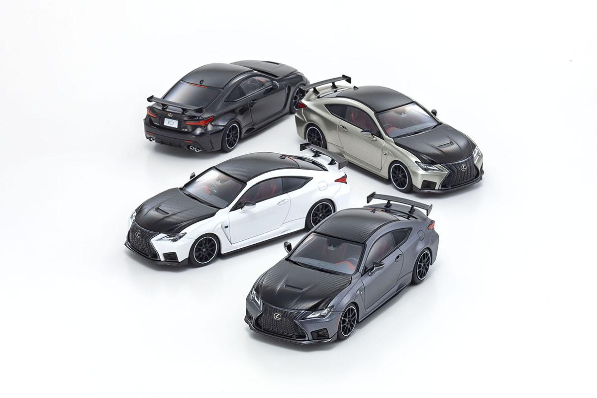 京商モデルカーの最新作 レクサスrc F が43分の1スケールで発売 高性能バージョンをモデル化 Web Cartop 自動車情報サイト 新車 中古車 Carview