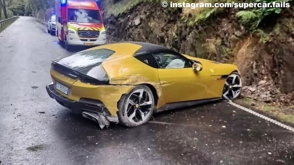 クラッシュ！】痛い！残念！ほぼ新車の希少なフェラーリ製スーパーGT 