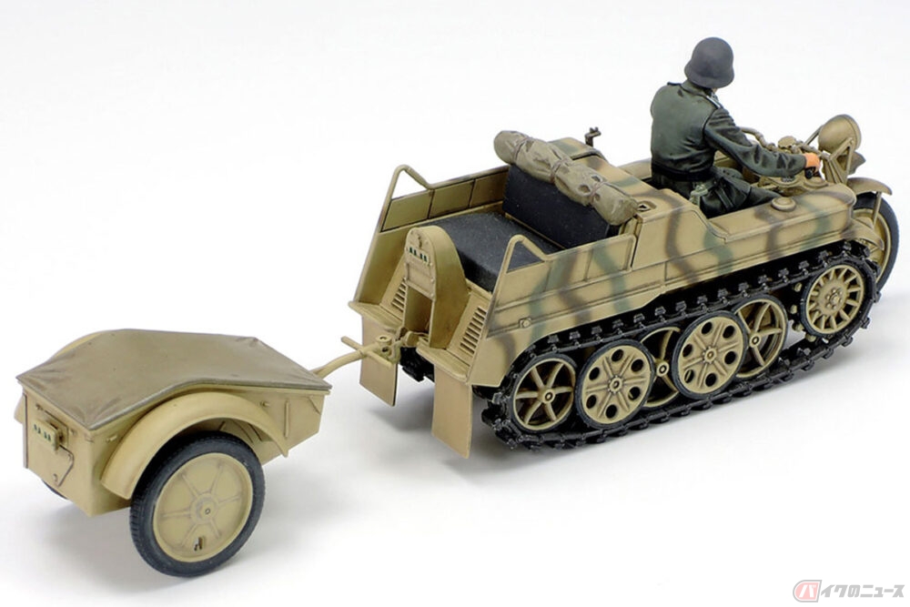 前輪とハンドルだけバイク のハーフトラック タミヤ1 35スケールプラモデル ケッテンクラート 発売 バイクのニュース 自動車情報サイト 新車 中古車 Carview