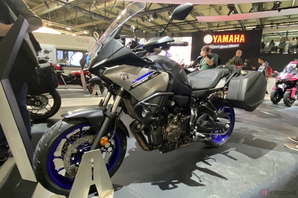 ヤマハ「トレーサー7」 スマホとの連携を可能にした最新モデル公開【EICMA2022】