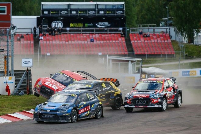 WorldRX開幕戦：主役級の競演。元王者クリストファーソンとエクストロームが開幕ウイン