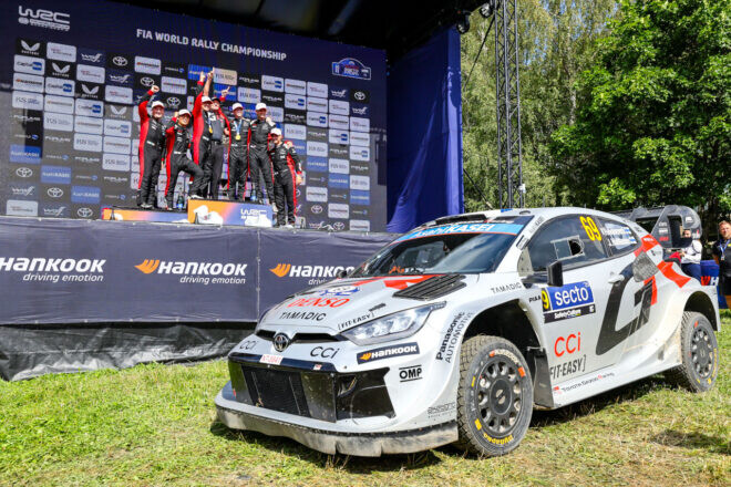 トヨタGR、歴史的な1-2-3-4-5フィニッシュを達成「ドリームチームに恵まれている」／WRCフィンランド