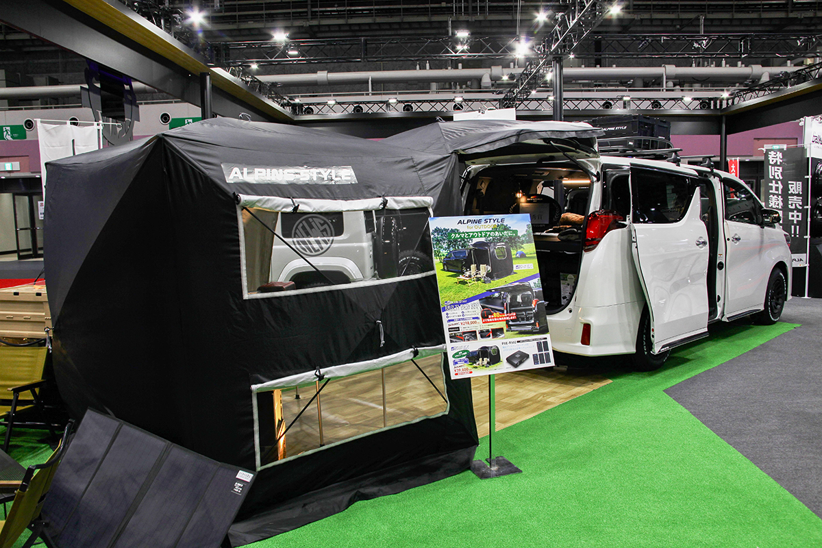 テントメーカーと共同製作 車中泊仕様 アルファードalphard For Outdoor の中身 大阪オートメッセ22 Auto Messe Web 自動車情報サイト 新車 中古車 Carview