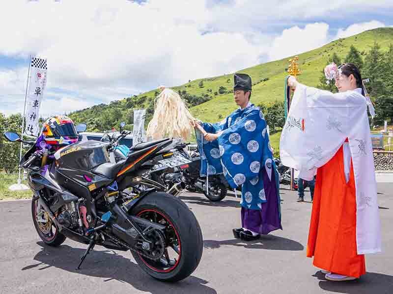 愛機のお祓い・限定御朱印も！ ビーナスライン沿いの単車神社で「例大祭」を9/7開催