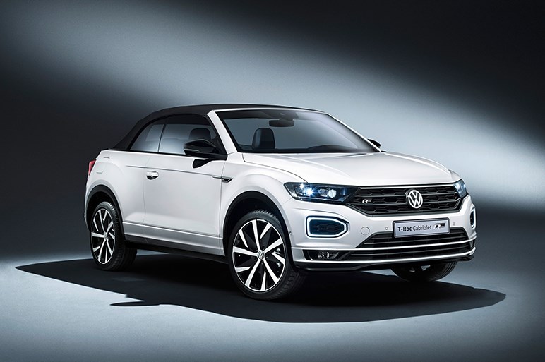 フォルクスワーゲン、コンパクトSUV「T-Roc」のオープン版を世界初披露