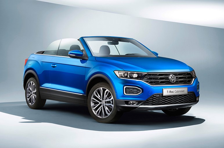 フォルクスワーゲン、コンパクトSUV「T-Roc」のオープン版を世界初披露