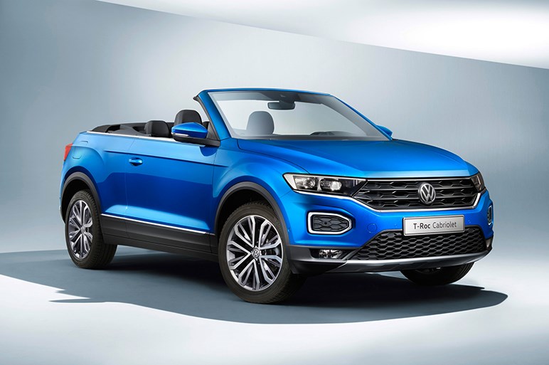 フォルクスワーゲン、コンパクトSUV「T-Roc」のオープン版を世界初披露