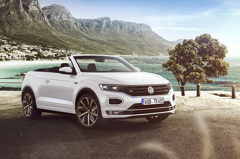 フォルクスワーゲン、コンパクトSUV「T-Roc」のオープン版を世界初披露