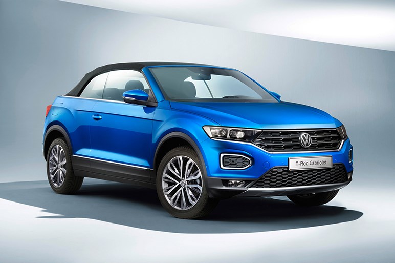 フォルクスワーゲン、コンパクトSUV「T-Roc」のオープン版を世界初披露