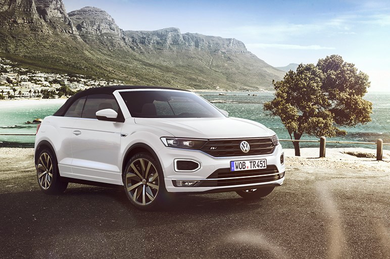 フォルクスワーゲン、コンパクトSUV「T-Roc」のオープン版を世界初披露