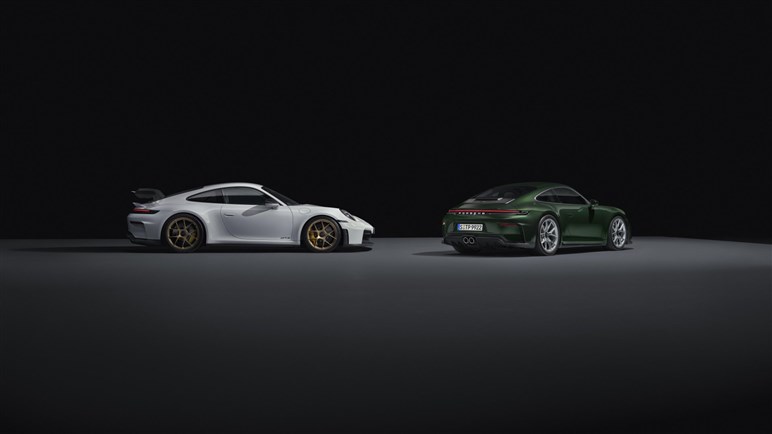 ポルシェ新型「911GT3」初公開！ 4L“ピュア”ボクサーは510PS、「ツーリング」同時発表。2814万円