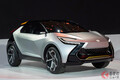 トヨタ、新型「C-HR」はいつ発売？ 「新型プリウスに似てる…」反響は？  全面刷新で「ハンマーヘッド顔」採用、豪州は24年前半に導入へ