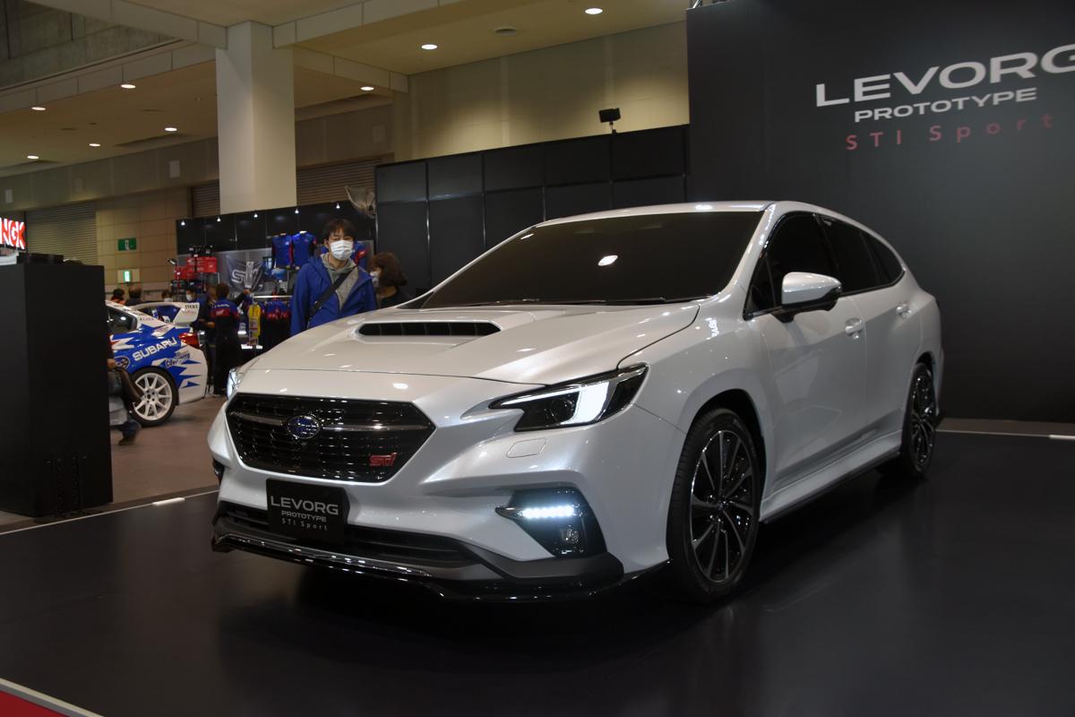 発売前なのにもうsti仕様 スバルが次期型レヴォーグの Sti Sport を登場させた意味とは 大阪オートメッセ Web Cartop 自動車情報サイト 新車 中古車 Carview