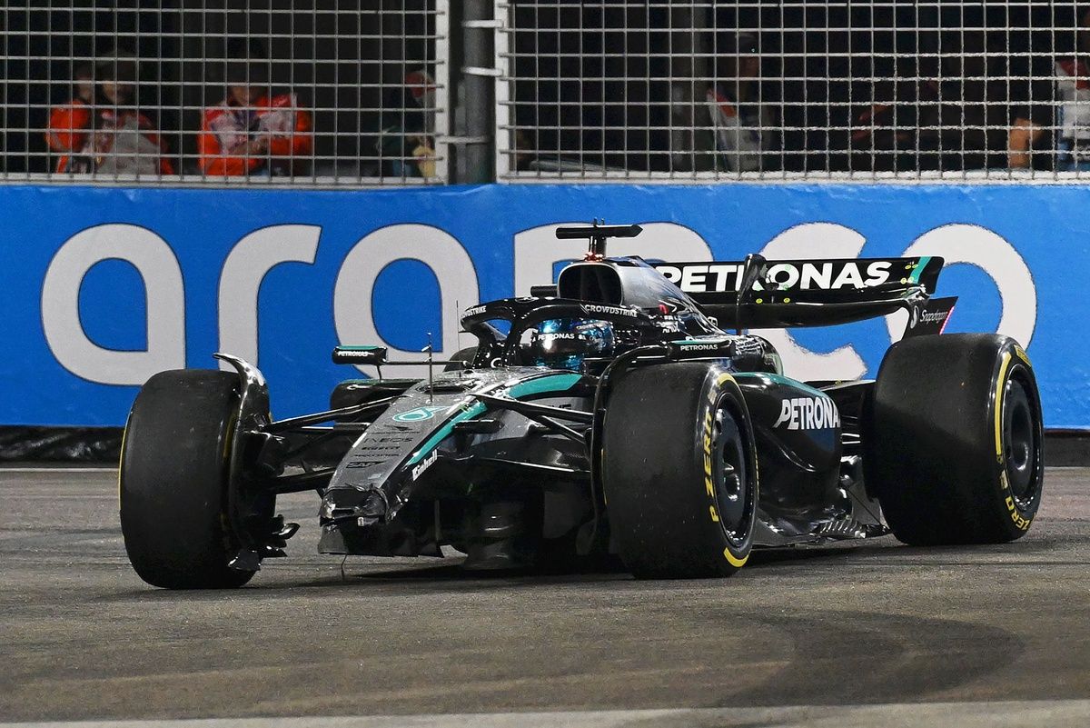 F1シンガポールGP FP2速報｜赤旗2回＆ピットで接触と波乱のセッション。ピアストリが最速でハジャー続く。角田裕毅は11番手