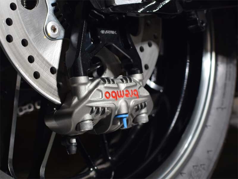 Z900RS リアブレーキにブレンボ GP4-MINI が装着できるキャリパーサポートキット「EZパッケージ」が登場！
