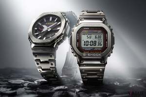 “初号機”カラーをまとった「フルメタルG-SHOCK」が2つのスタイルで登場！ 高級感ある大人のG-SHOCKとは