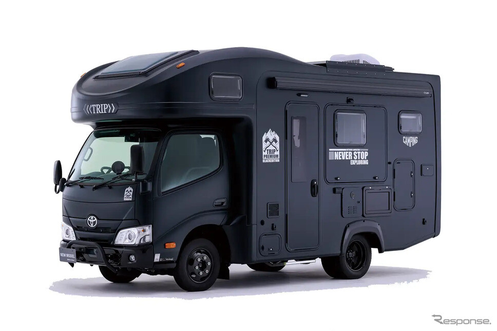 大人の秘密基地のキャンピングカー提案、「TRIP BLACK EDITION」出展へ…ジャパンモビリティショー2025