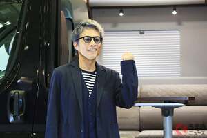 「田村淳」の斬新「軽バン」に注目！ 「レトロ顔」採用＆“めちゃ広ッ車内空間”！ 「ホテル代が浮いてサイコー！」な車中泊仕様がスゴイ！ 「エブリイ リトルD ヘーゼルエディション」とは？