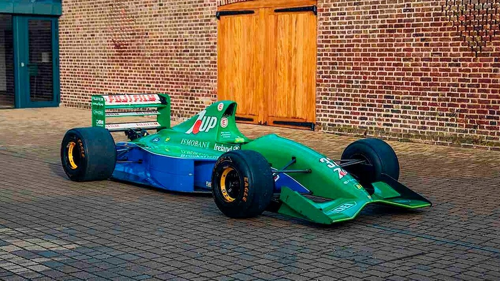 【このシューマッハ最初のF1マシンなんぼ？】シューマッハのF1キャリアの始まりとなった1台　ジョーダン191販売中！その価格は？