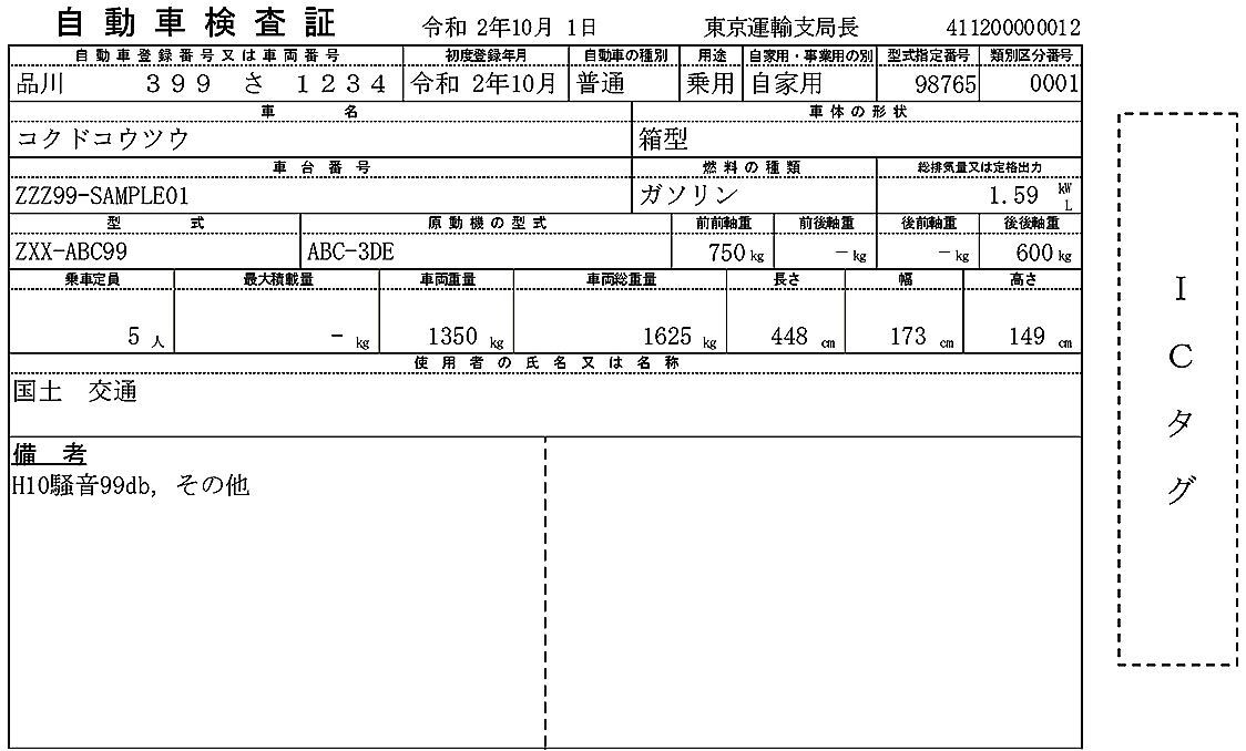 国交省、電子車検証の仕様を決定　A6サイズで大きさ半減　2023年の導入目指す