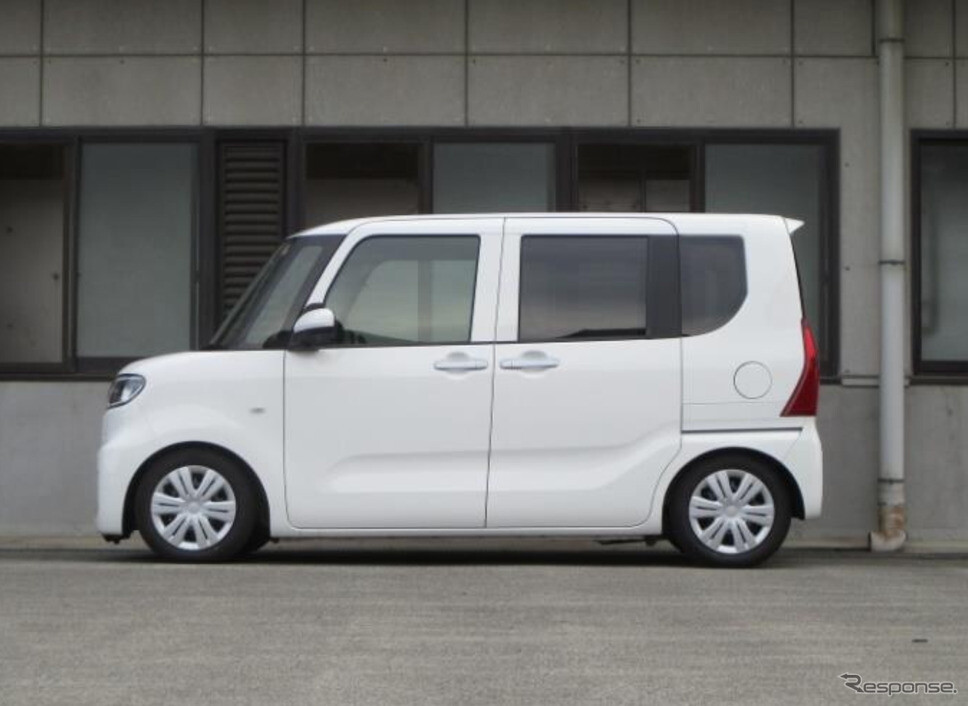 ダイハツ『タント』の車高をダウン&快適な走りに、タナベの ダイハツ『タント』の車高をダウン&快適な走りに、タナベの
