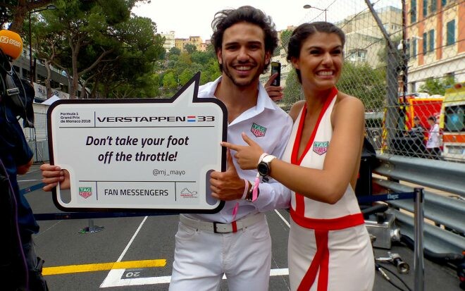 F1 Topic：モナコを彩ったグリッドメッセージ（2）「アクセルから足を離すな！」