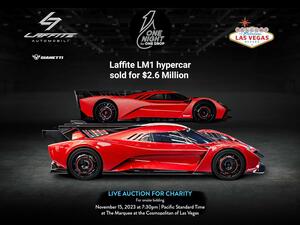 【スーパーカー】ラフィット・アウトモビリ初のハイパーカー「LM1」がラスベガスのオークションで260万ドルで落札！