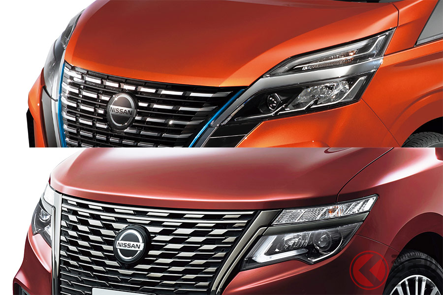 セレナ顔になった 新型 エルグランド 登場 日産二大ミニバンを比較 くるまのニュース 自動車情報サイト 新車 中古車 Carview