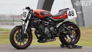 性能だけでなくスタイルも追求。よりディープにハーレー中型車のX350をいじる!