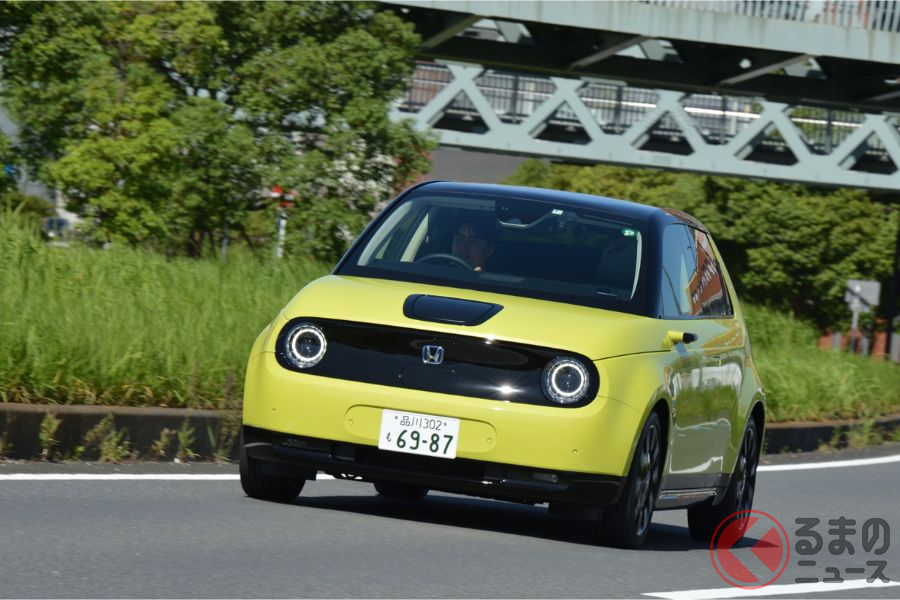軽自動車よりスゴいかも ホンダe はくるくる扱いやすい 狭き道も走破出来るスゴイ奴 くるまのニュース 自動車情報サイト 新車 中古車 Carview