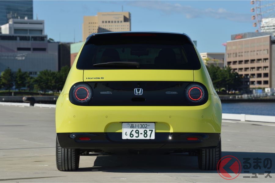 軽自動車よりスゴいかも ホンダe はくるくる扱いやすい 狭き道も走破出来るスゴイ奴 くるまのニュース 自動車情報サイト 新車 中古車 Carview