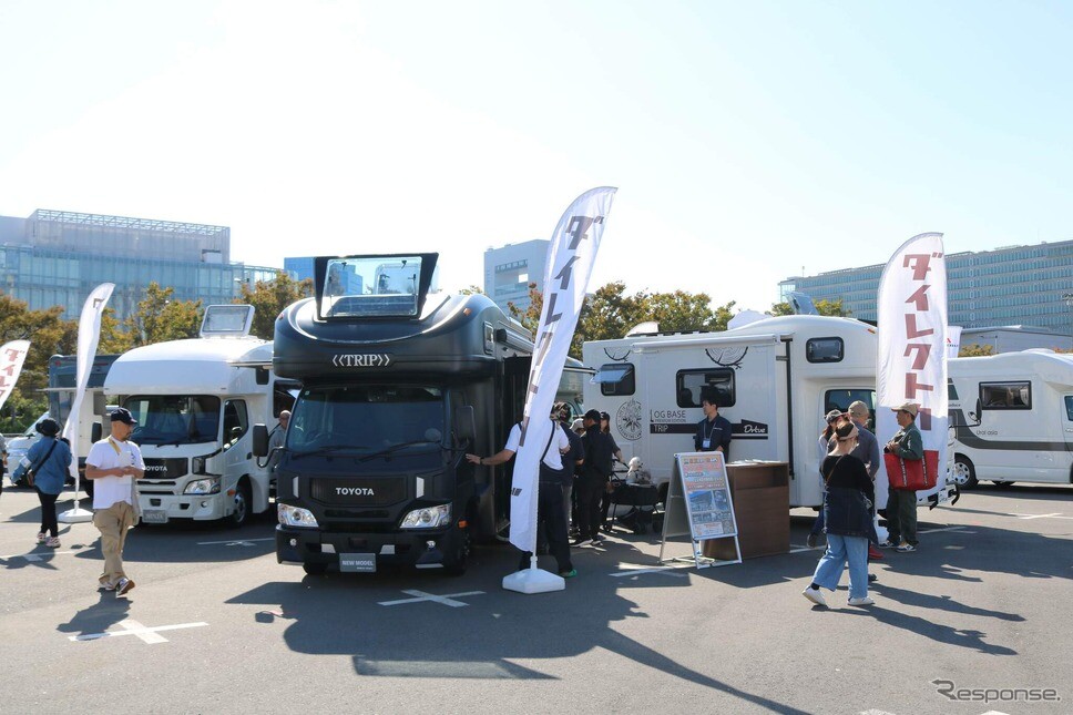 屋外で体感、キャンピングカー約140台が集結…お台場キャンピングカーフェア2025　11月22・23日