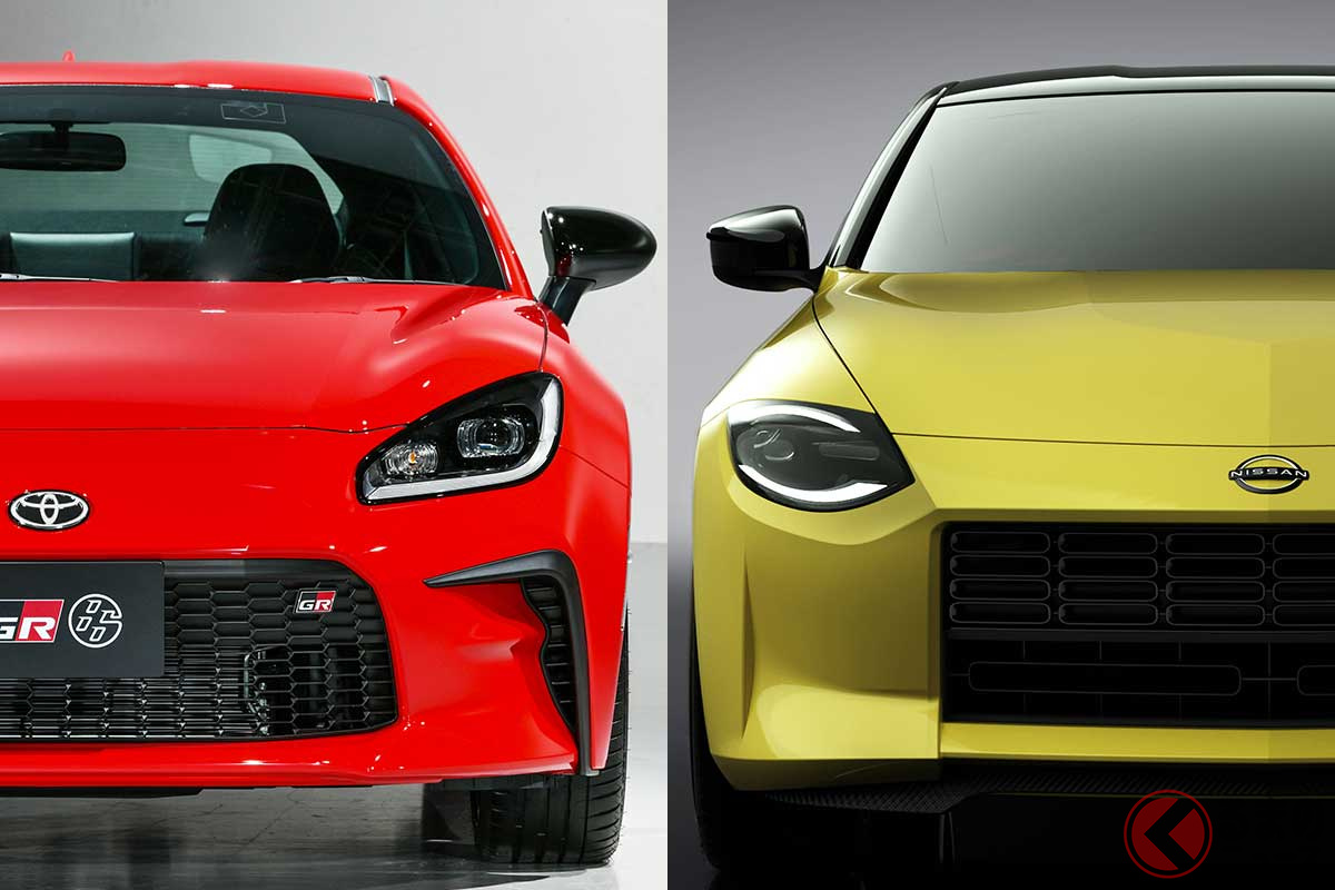 トヨタ新型 Gr86 と日産新型 フェアレディz がソックリ 両車の意外な共通点とは くるまのニュース 自動車情報サイト 新車 中古車 Carview