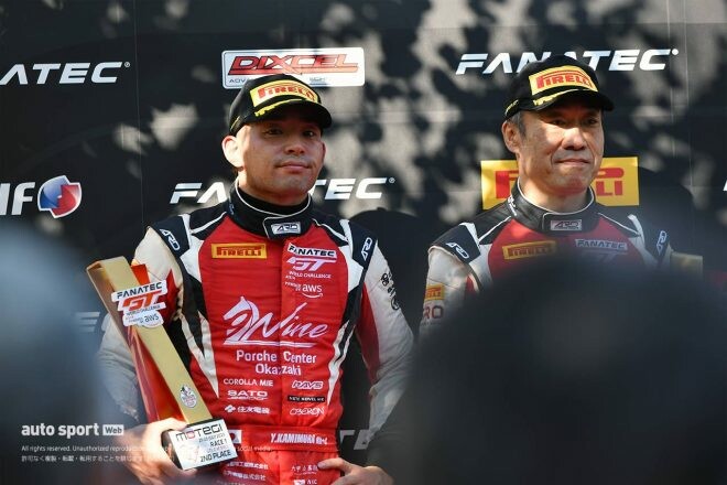 好走で2位獲得も「日本のレースとは全然運転手のレベルが違う」。上村優太が見たGTWCアジアの“世界”