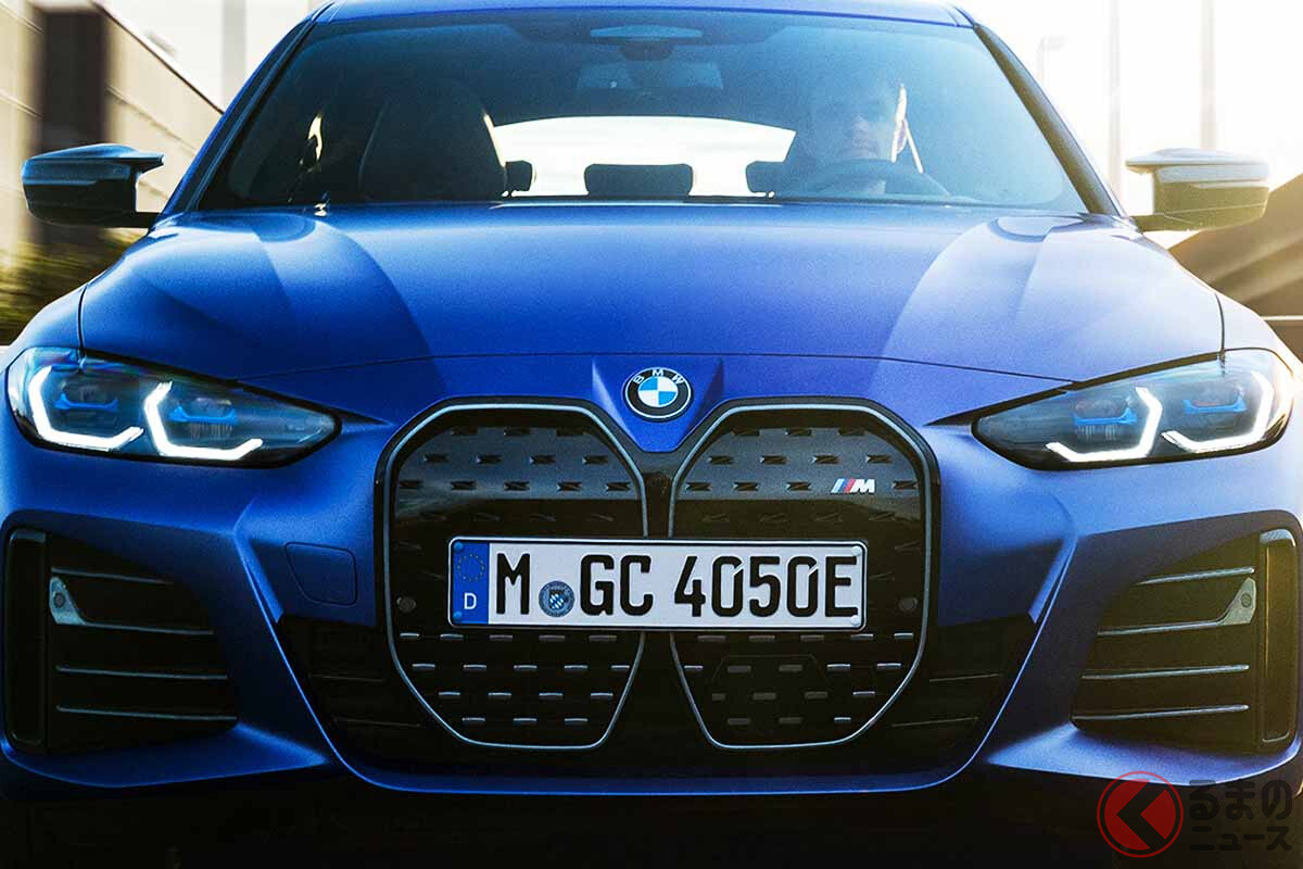 BMW新型オラ顔グランクーペEV「i4」登場！ ハンズオフ機能を標準搭載 3仕様設定で825万円から