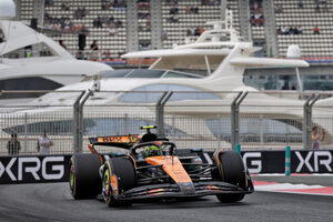 最終戦はノリスが首位発進。若手9人参加、日本人は平川11番手＆岩佐17番手／F1アブダビGP FP1