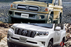 トヨタが新型「ランクル」シリーズを相次いで発表か？ 熱望される新型「プラド」と再々復活「ランクル70」どちらが高評価!?