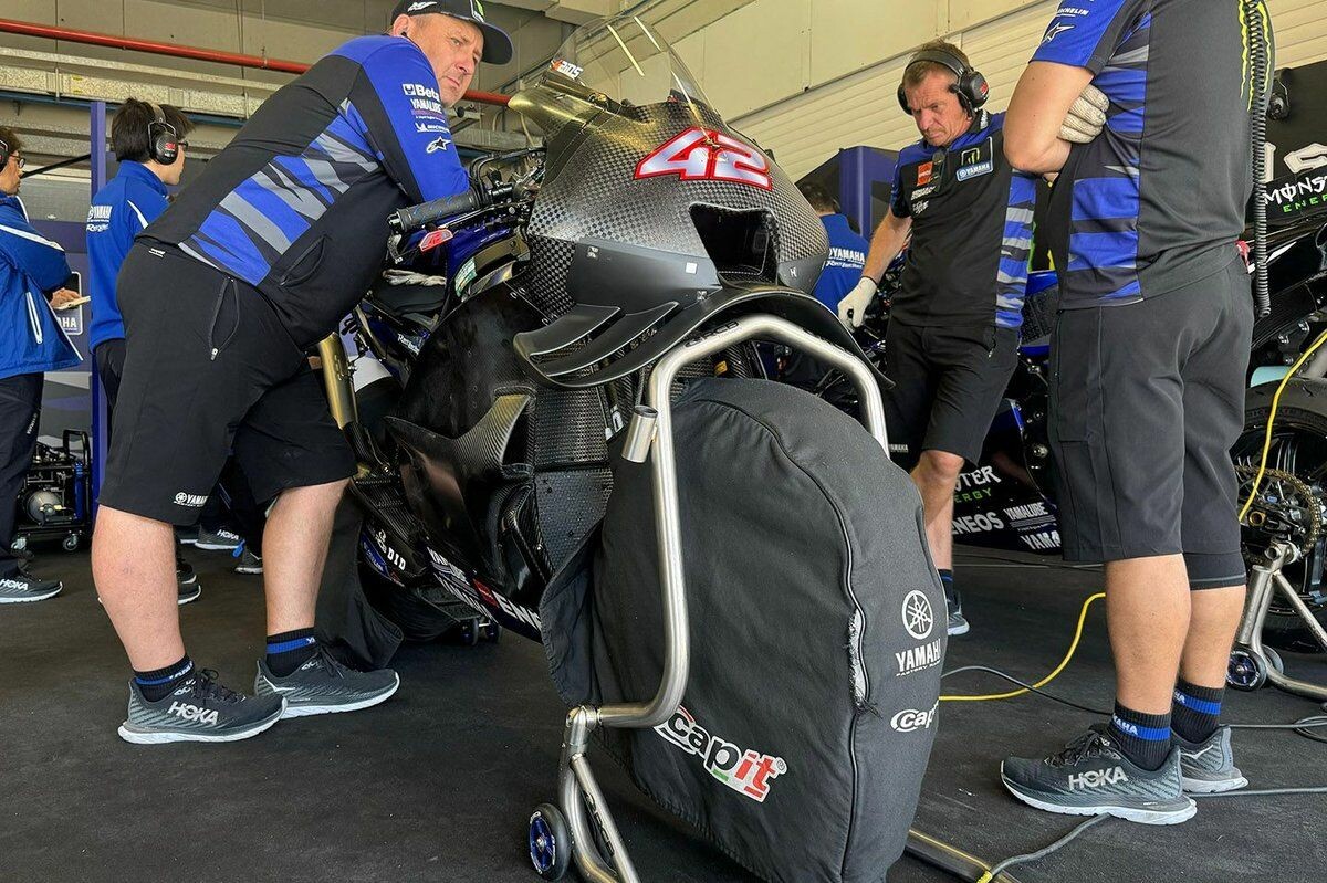 MotoGPヘレステストでヤマハが全面改良型M1を投入。最速はVR46ディ・ジャンアントニオ