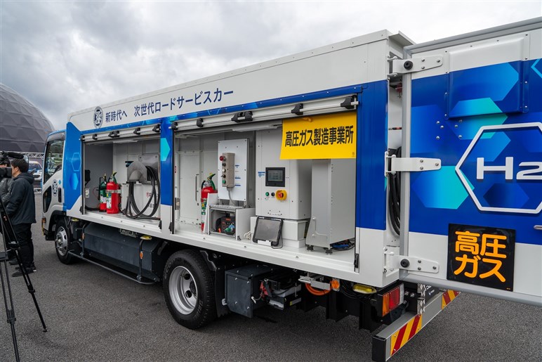 新たな仲間募集、JAFの給水素＋給電カー、新型GR86の方向性…S耐最終戦で見えたトヨタと水素の現在地