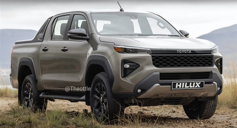 【予想CG公開】トヨタ「ハイラックス」次期型はPHEV初採用？ GA-Fプラットフォームで進化