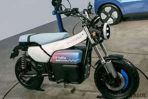 かわいいファンバイク「e-VanVan」なら電動車でも欲しい！「スズキの未来型バイク」はカーボンニュートラルを目指して“エネルギーの多様性”にチャレンジ