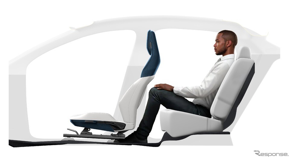 車内空間を拡大する新シートコンセプト、重さ10%削減でEVにも最適…アディエント
