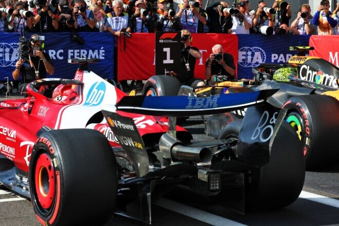 ルクレール予選3番手「ポールとの差は0.3秒もあるが、すべてを出し切ったから満足」アップグレードについては学習中