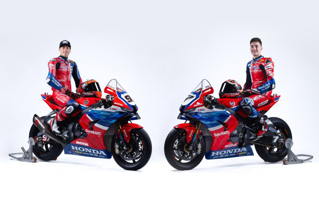 Team HRC、SBKで使用する2024年型CBR1000RR-Rを公開。レクオーナ