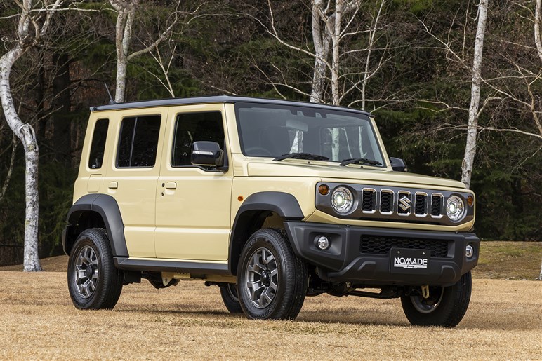 【ついに5ドア発表】「ジムニー ノマド」はAT車が275。もう“予約可能”で納期はどうなる？