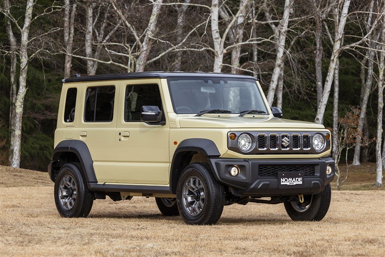 【ついに5ドア発表】「ジムニー ノマド」はAT車が275。もう“予約可能”で納期はどうなる？